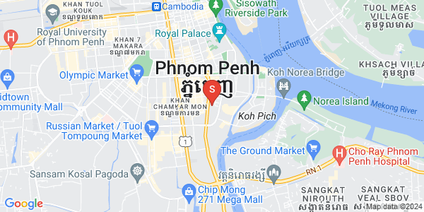 แผนที่ โตนเลบาสัก, จัมการมอน, พนมเปญ