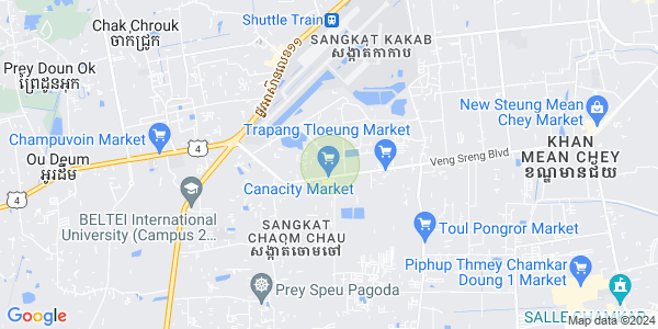 Carte de Chaom Chau 1, Por Sen Chey, Phnom Penh