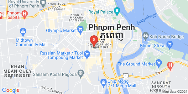 BKK 3, ボンケンコン, プノンペンの地図