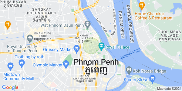แผนที่ สระจก, ดวนป็ญ, พนมเปญ