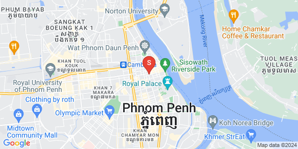 Chey Chumneah分区, 隆边区, 金边地图