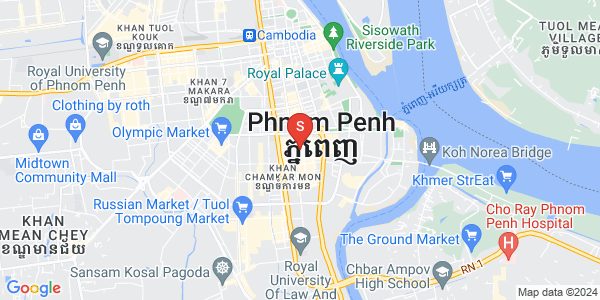 Mapa: BKK 1, Boeng Keng Kang, Phnom Penh