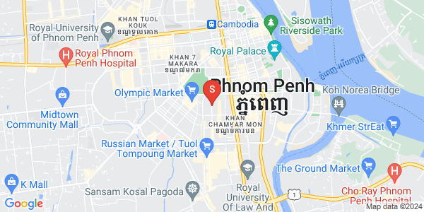 올림픽, 벙껭깡, 프놈펜 지도