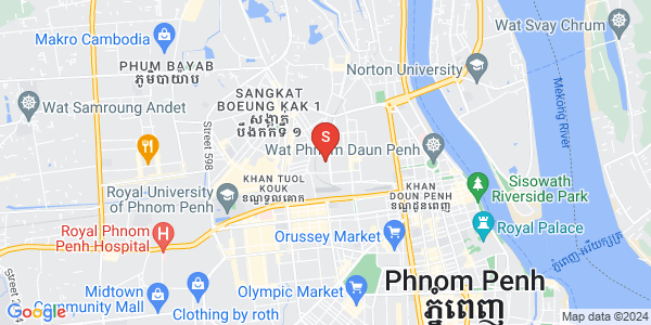 Mapa: R8 58, Srah Chak, Daun Penh, Phnom Penh