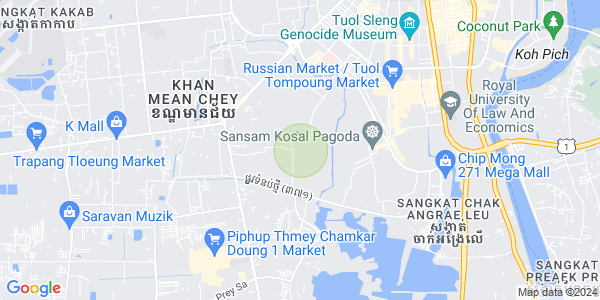 Borey Peng Huoth : The Star Diamondの地図