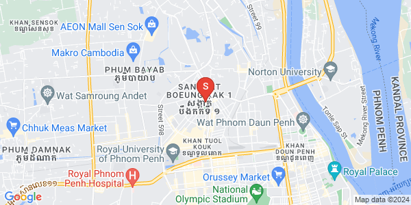 ブン・カック1, トゥールコーク, プノンペンの地図