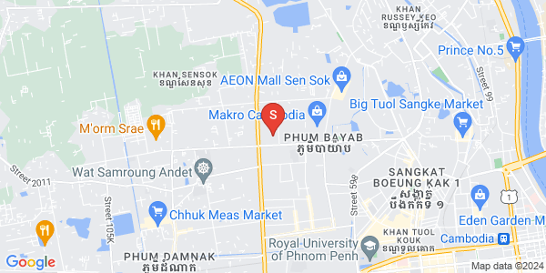 แผนที่ พนมเปญทเมย, แซนสก, พนมเปญ