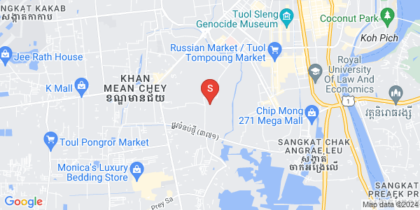 Mapa: Chak Angrae Kraom, Meanchey, Phnom Penh