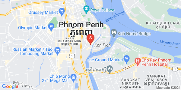 แผนที่ โตนเลบาสัก, จัมการมอน, พนมเปญ