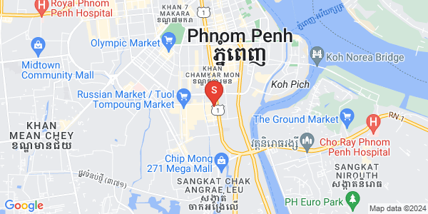 Mapa: Boeung Trabek, Chamkarmon, Phnom Penh