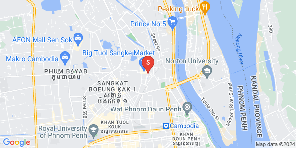 Tuol Sangkae 2촌, 레이시교외, 프놈펜 지도