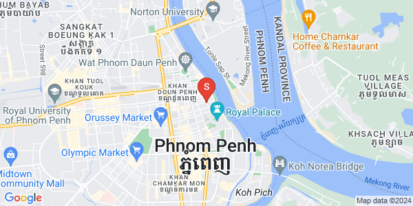 Map of Phsar Kandal I, Daun Penh, Phnom Penh