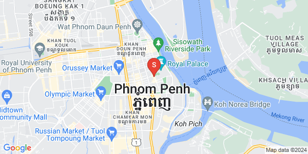 Mapa: Phsar Kandal I, Daun Penh, Phnom Penh