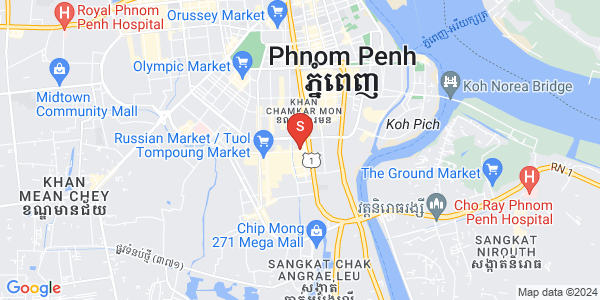 แผนที่ โตนเลบาสัก, จัมการมอน, พนมเปญ