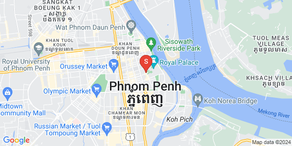 Mapa: Chakto Mukh, Daun Penh, Phnom Penh