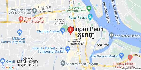 万景岗2分区（BKK2), 波哥堪, 金边地图