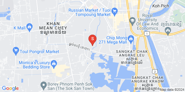 371 371, Boeung Tumpun分区, 棉芷区, 金边地图
