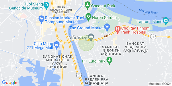 Mapa: Borey Peng Huoth: The Star Platinum Athina