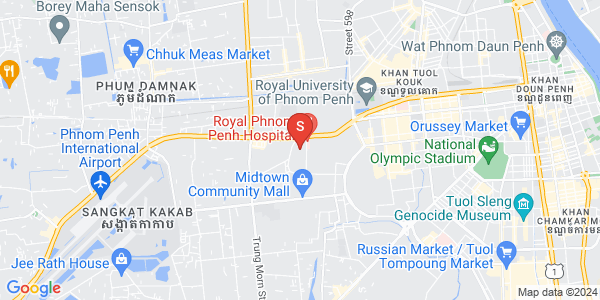 Carte de Tuek Thla, Sen Sok, Phnom Penh