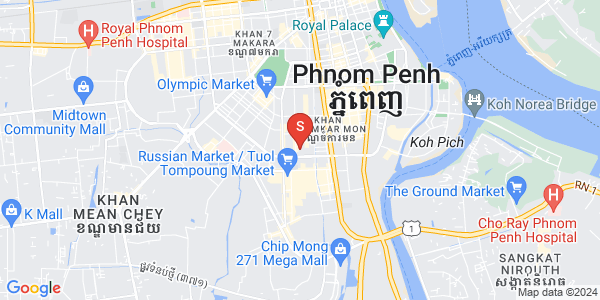 Mapa: Toul Tum Poung 2, Chamkarmon, Phnom Penh