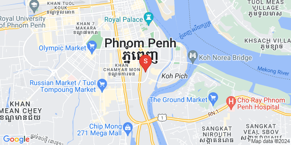 แผนที่ โตนเลบาสัก, จัมการมอน, พนมเปญ