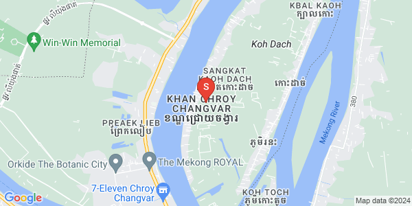 Mapa: Chroy Changvar, Phnom Penh