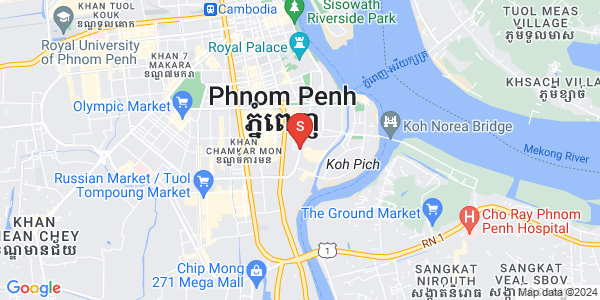 แผนที่ โตนเลบาสัก, จัมการมอน, พนมเปญ