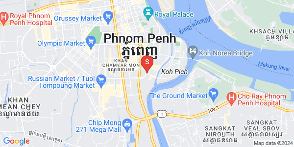 แผนที่ โตนเลบาสัก, จัมการมอน, พนมเปญ