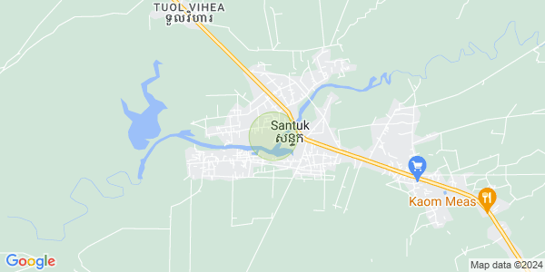 ផែនទី ក្រយា, សន្ទុក, កំពង់ធំ