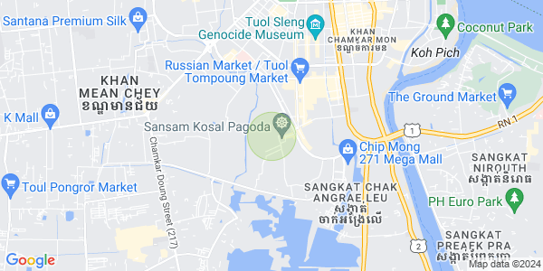 แผนที่ Boeung tumpun, เมียนเจ็ย, พนมเปญ