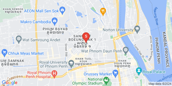 แผนที่ บึงกัก 1, ตuolโกก, พนมเปญ