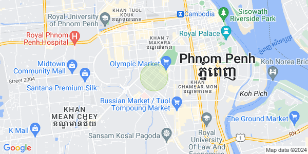 Toul Svay Prey 2镇, 波哥堪, 金边地图