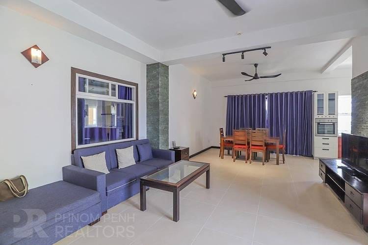 Tonle Bassac, Chamkarmon, Phnom Penh的平房出租