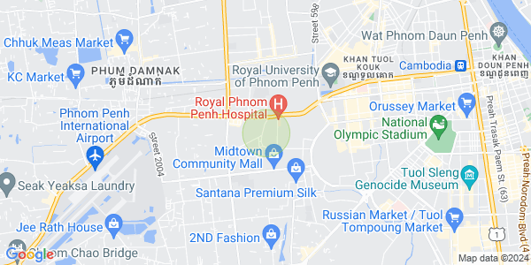Map of Ou Baek K'am, Sen Sok, Phnom Penh