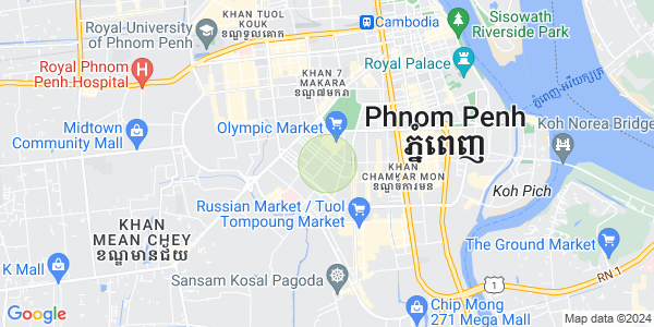 Toul Svay Prey 2镇, 波哥堪, 金边地图