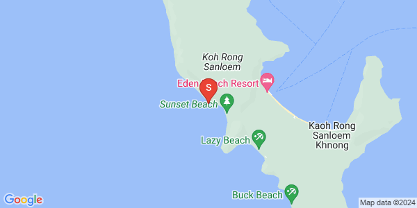 Mapa: Koh Rong Sanloem, Koh Rong, Sihanoukville