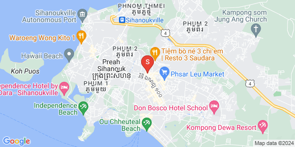 Map of Sangkat Pir, Sihanoukville
