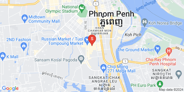 Mapa: Toul Tum Poung 1, Chamkarmon, Phnom Penh