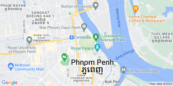 新街市1分区, 隆边区, 金边地图