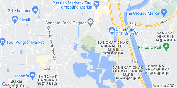Mapa: Chak Angrae Kraom, Meanchey, Phnom Penh