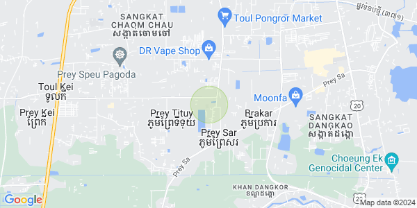 丹考, 金边地图