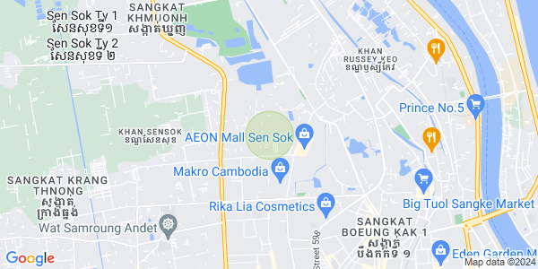 แผนที่ พนมเปญทเมย, แซนสก, พนมเปญ