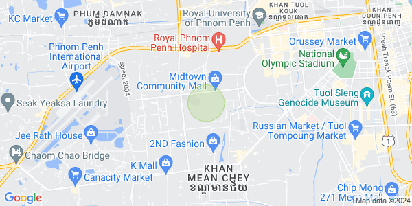 แผนที่ โอวแบกกอาม, แซนสก, พนมเปญ
