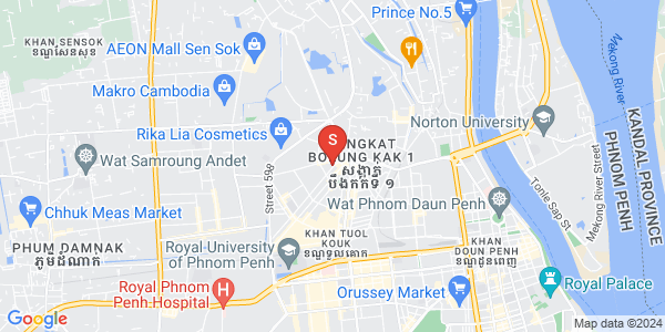 万谷湖1分区, 堆谷区, 金边地图