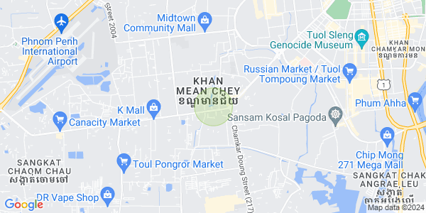 แผนที่ Stueng Mean chey 3, เมียนเจ็ย, พนมเปญ