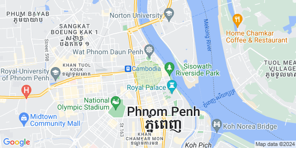 Mapa: Chakto Mukh, Daun Penh, Phnom Penh
