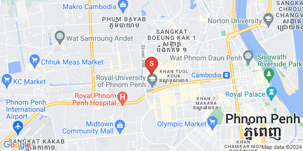 Mapa: Boeung Kak 2, Toul Kork, Phnom Penh