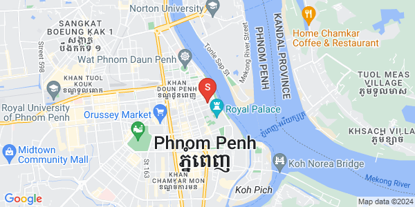 แผนที่ ปซาร์กันดาล 1, ดวนป็ญ, พนมเปญ