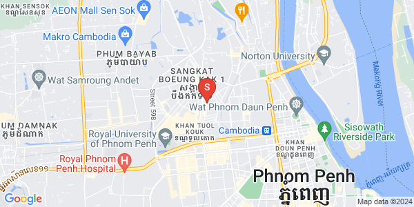 Map of Boeung Kak 2, Toul Kork, Phnom Penh