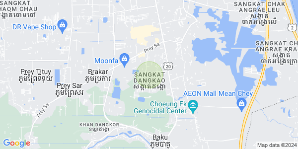 ダンカオ, プノンペンの地図
